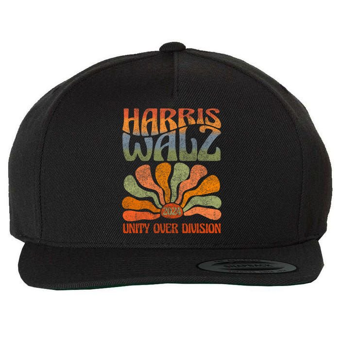 Harris Waltz 2024 Unity Over Division Harris Waltz 2024 Over Wool Snapback Cap