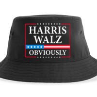 Harris Waltz 2024 Obviously Kamala Harris Tim Walz 2024 Sustainable Bucket Hat