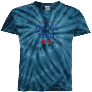 Harris Walz 2024 Election Kids Tie-Dye T-Shirt