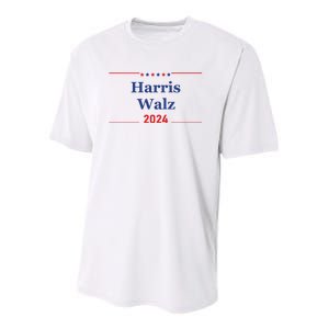 Harris Walz 2024 Election Youth Performance Sprint T-Shirt