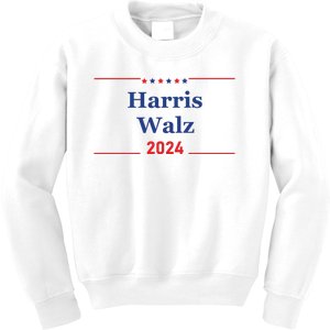 Harris Walz 2024 Election Kids Sweatshirt