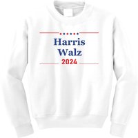 Harris Walz 2024 Election Kids Sweatshirt