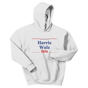 Harris Walz 2024 Election Kids Hoodie