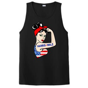 Harris Waltz 2024 Female Strong Usa Election PosiCharge Competitor Tank