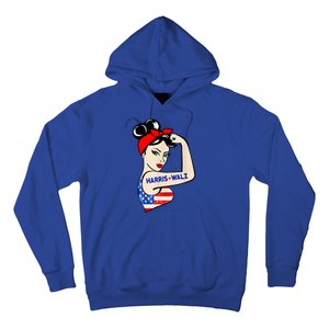 Harris Waltz 2024 Female Strong Usa Election Hoodie