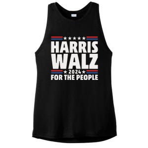 Harris Walz 2024 Election 2024 Kamala Harris Tim Walz Ladies PosiCharge Tri-Blend Wicking Tank