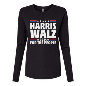 Harris Walz 2024 Election 2024 Kamala Harris Tim Walz Womens Cotton Relaxed Long Sleeve T-Shirt