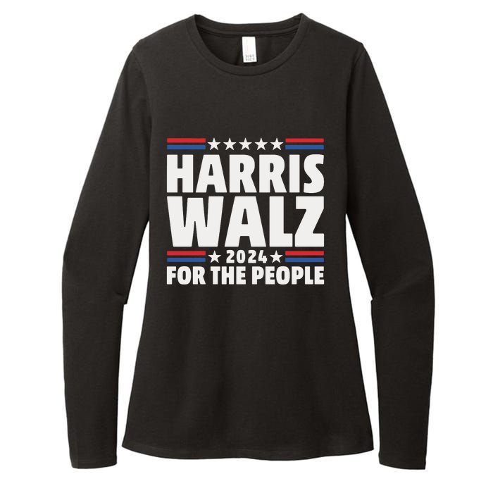 Harris Walz 2024 Election 2024 Kamala Harris Tim Walz Womens CVC Long Sleeve Shirt