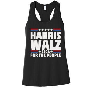 Harris Walz 2024 Election 2024 Kamala Harris Tim Walz Women's Racerback Tank