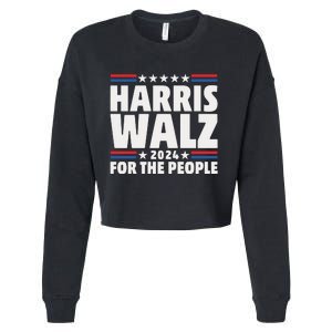 Harris Walz 2024 Election 2024 Kamala Harris Tim Walz Cropped Pullover Crew