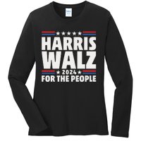 Harris Walz 2024 Election 2024 Kamala Harris Tim Walz Ladies Long Sleeve Shirt