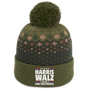 Harris Walz 2024 Election 2024 Kamala Harris Tim Walz The Baniff Cuffed Pom Beanie