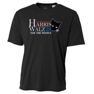 Harris Waltz 2024 For The People Cat Lady Kamala Harris 2024 Cooling Performance Crew T-Shirt