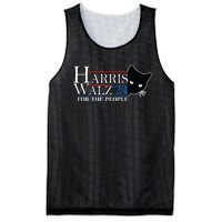 Harris Waltz 2024 For The People Cat Lady Kamala Harris 2024 Mesh Reversible Basketball Jersey Tank