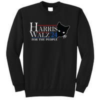 Harris Waltz 2024 For The People Cat Lady Kamala Harris 2024 Tall Sweatshirt