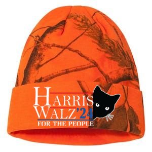 Harris Waltz 2024 For The People Cat Lady Kamala Harris 2024 Kati Licensed 12" Camo Beanie