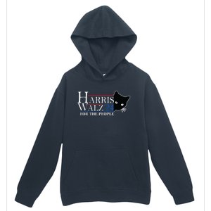 Harris Waltz 2024 For The People Cat Lady Kamala Harris 2024 Urban Pullover Hoodie