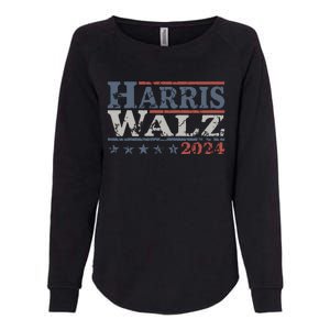 Harris Walz 2024 Election Kamala Harris Tim Waltz 2024 Womens California Wash Sweatshirt