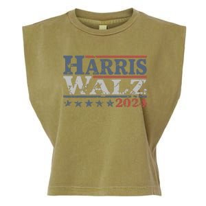 Harris Walz 2024 Election Kamala Harris Tim Waltz 2024 Garment-Dyed Women's Muscle Tee