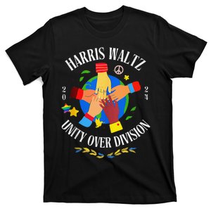 Harris Waltz 2024 Unity Over Division Husband Wife T-Shirt