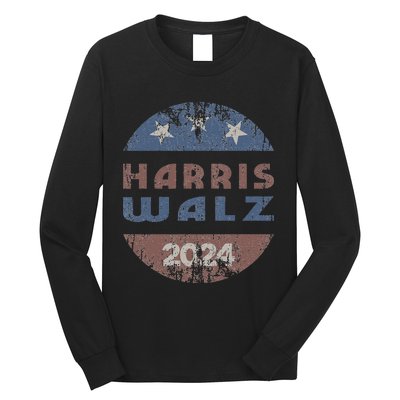 Harris Walz 2024 Election Kamala Harris Tim Waltz 2024 Long Sleeve Shirt