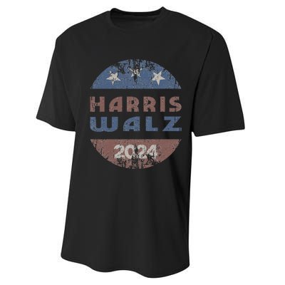 Harris Walz 2024 Election Kamala Harris Tim Waltz 2024 Performance Sprint T-Shirt