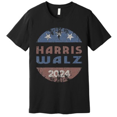 Harris Walz 2024 Election Kamala Harris Tim Waltz 2024 Premium T-Shirt