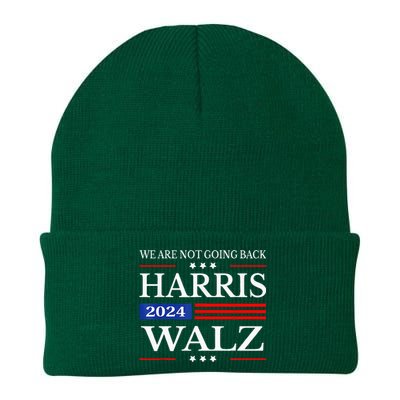 Harris Waltz 2024 WeRe Not Going Back Kamala Harris 2024 Knit Cap Winter Beanie