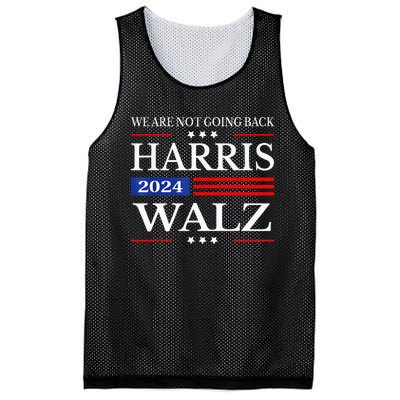 Harris Waltz 2024 WeRe Not Going Back Kamala Harris 2024 Mesh Reversible Basketball Jersey Tank