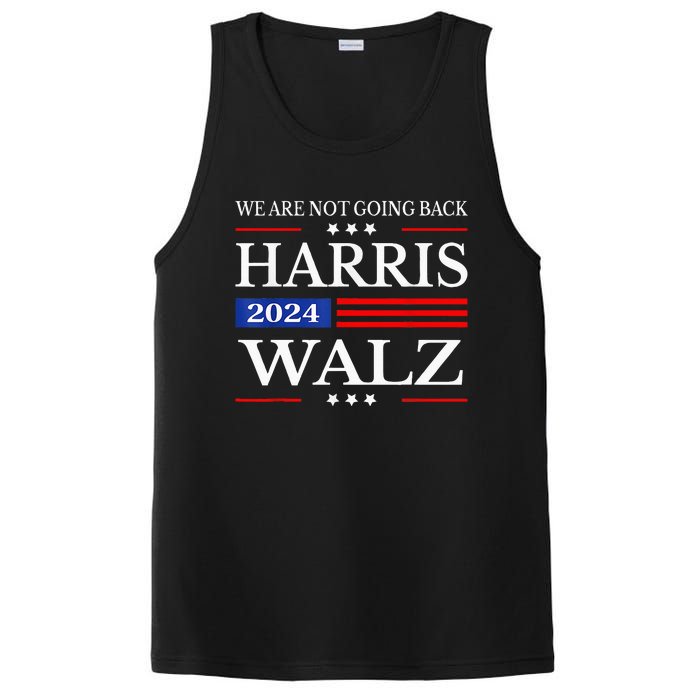 Harris Waltz 2024 WeRe Not Going Back Kamala Harris 2024 PosiCharge Competitor Tank