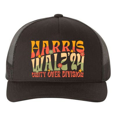 Harris Waltz 2024 Unity Over Division Yupoong Adult 5-Panel Trucker Hat