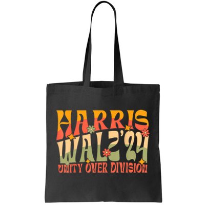 Harris Waltz 2024 Unity Over Division Tote Bag