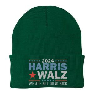 Harris Waltz 2024 WeRe Not Going Back Walz Kamala Harris Knit Cap Winter Beanie