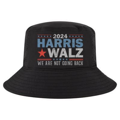 Harris Waltz 2024 WeRe Not Going Back Walz Kamala Harris Cool Comfort Performance Bucket Hat