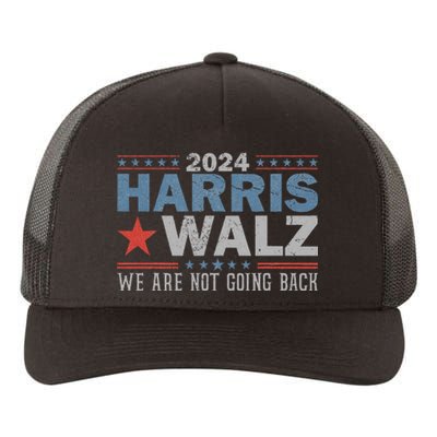 Harris Waltz 2024 WeRe Not Going Back Walz Kamala Harris Yupoong Adult 5-Panel Trucker Hat