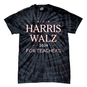 Harris Walz 2024 For Teachers Tie-Dye T-Shirt