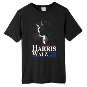 Harris Waltz 2024 Election Cat Ladies Kamala Harris Tim Walz Cute Gift Tall Fusion ChromaSoft Performance T-Shirt