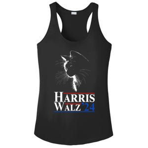 Harris Waltz 2024 Election Cat Ladies Kamala Harris Tim Walz Cute Gift Ladies PosiCharge Competitor Racerback Tank