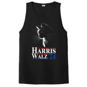 Harris Waltz 2024 Election Cat Ladies Kamala Harris Tim Walz Cute Gift PosiCharge Competitor Tank