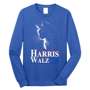 Harris Waltz 2024 Election Cat Ladies Kamala Harris Tim Walz Cute Gift Long Sleeve Shirt