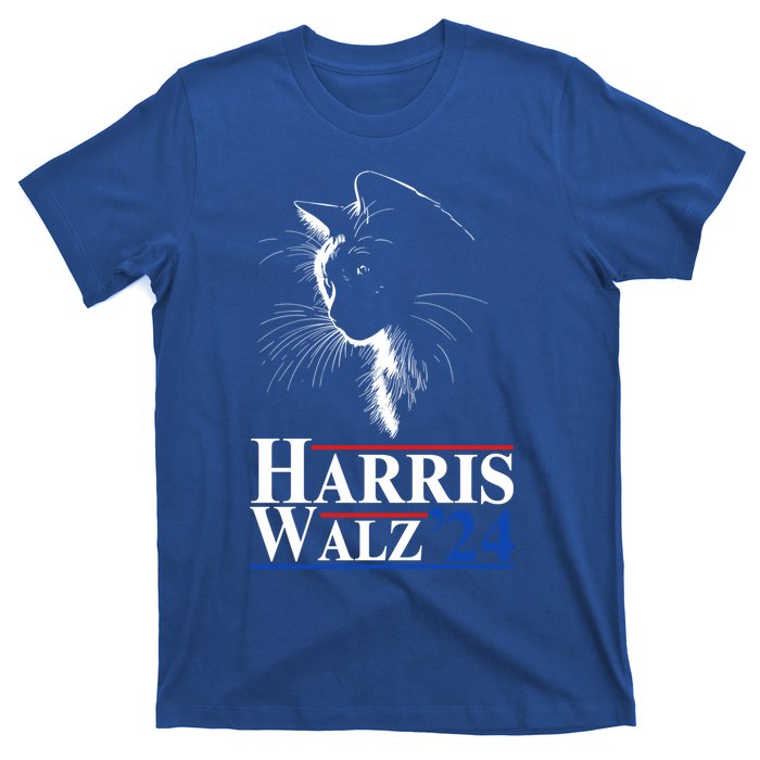 Harris Waltz 2024 Election Cat Ladies Kamala Harris Tim Walz Cute Gift T-Shirt