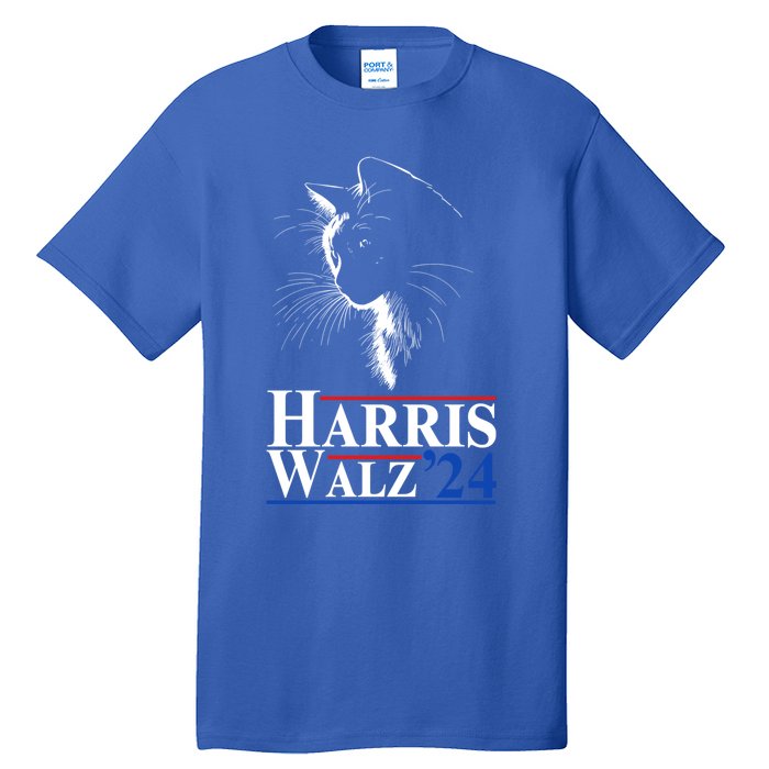 Harris Waltz 2024 Election Cat Ladies Kamala Harris Tim Walz Cute Gift Tall T-Shirt