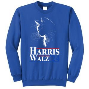 Harris Waltz 2024 Election Cat Ladies Kamala Harris Tim Walz Cute Gift Tall Sweatshirt