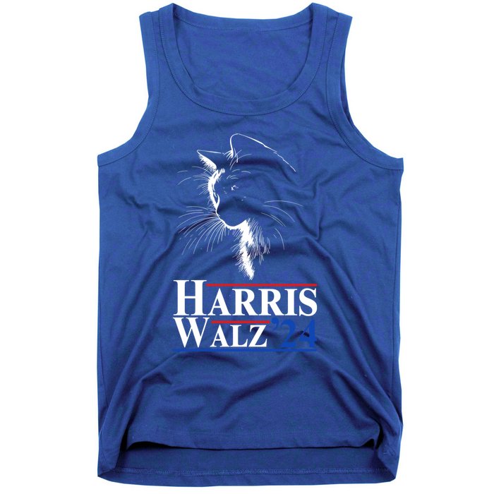 Harris Waltz 2024 Election Cat Ladies Kamala Harris Tim Walz Cute Gift Tank Top