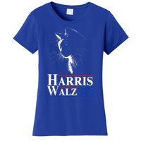 Harris Waltz 2024 Election Cat Ladies Kamala Harris Tim Walz Cute Gift Women's T-Shirt