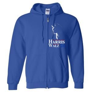 Harris Waltz 2024 Election Cat Ladies Kamala Harris Tim Walz Cute Gift Full Zip Hoodie