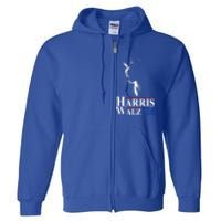 Harris Waltz 2024 Election Cat Ladies Kamala Harris Tim Walz Cute Gift Full Zip Hoodie