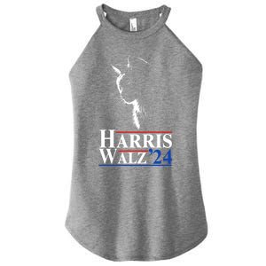 Harris Waltz 2024 Election Cat Ladies Kamala Harris Tim Walz Cute Gift Women's Perfect Tri Rocker Tank