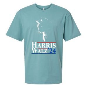 Harris Waltz 2024 Election Cat Ladies Kamala Harris Tim Walz Cute Gift Sueded Cloud Jersey T-Shirt