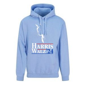 Harris Waltz 2024 Election Cat Ladies Kamala Harris Tim Walz Cute Gift Unisex Surf Hoodie